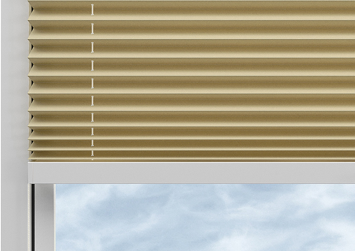 Solaris, Bisque - Stick Fit Pleated Blind - Image 11
